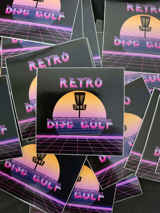 Retro Disc Golf Stickers!